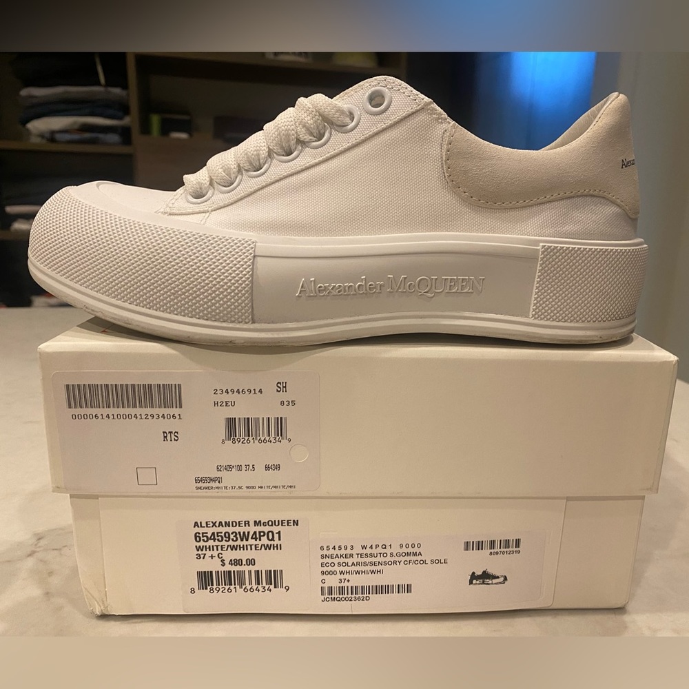 Alexander McQueen Deck Plimsoll Platform Sneaker